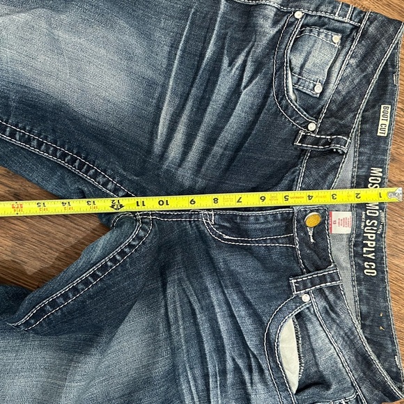 Mossimo Supply Co. boot cut Women's Blue Jeans - Picture 5 of 7